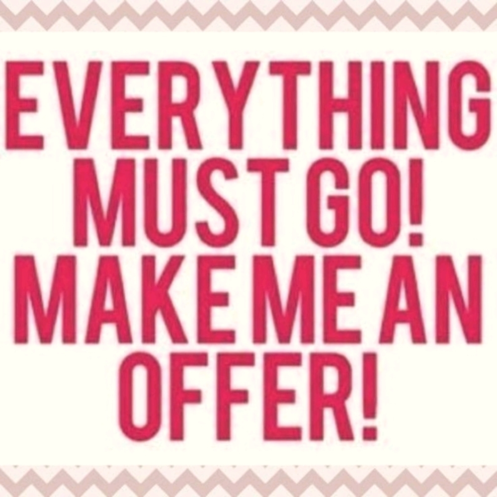 MAKE AN OFFER... BUNDLE FOR BETTER DISCOUNT